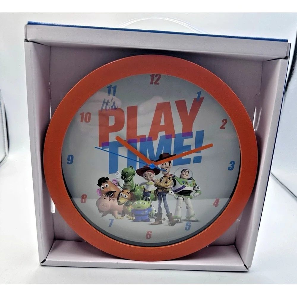 Disney Pixar Toy Story play time Plastic Wall‎ Clock 9.5